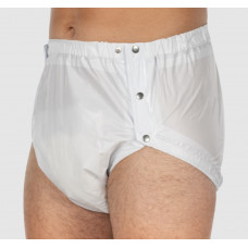 SUPRIMA 1249 Milch (Weiss) PVC 0,12 mm Plastik - Inkontinenz-Slip Gummihose Schwedenknöpfer Windelhose SUPRIMA 1249 Milch (Weiss) PVC 0,12 mm Plastik - Inkontinenz-Slip Gummihose Schwedenknöpfer Windelhose