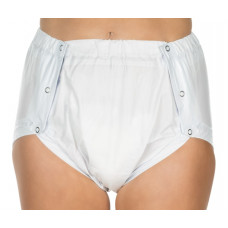 SUPRIMA 1250 Milch PVC 0,18 mm Plastik - Inkontinenz-Slip Gummihose Schwedenknöpfer Windelhose SUPRIMA 1250 Milch PVC 0,18 mm Plastik - Inkontinenz-Slip Gummihose Schwedenknöpfer Windelhose