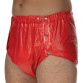 SUPRIMA 1249 Rot PVC 0,12 mm Plastik - Inkontinenz-Slip Gummihose Schwedenknöpfer Windelhose 